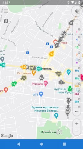 CityBus Мариуполь для Android — скриншот 2