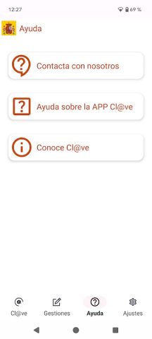 Cl@ve для Android — скриншот 4