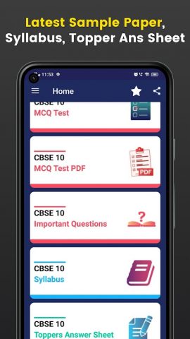 Class 10 Sample Papers для Android — скриншот 2