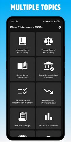 Class 11 Accounts MCQs Quiz для Android — скриншот 3