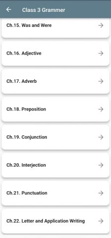 Class 3 English Grammar Book для Android — скриншот 3