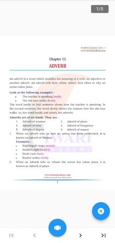 Class 4 English Grammar Guide для Android — скриншот 5