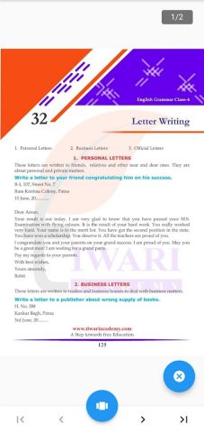 Class 6 English Grammar Guide для Android — скриншот 4