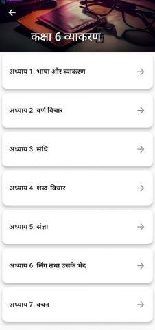 Class 6 Hindi Vyakaran Grammar для Android — скриншот 2