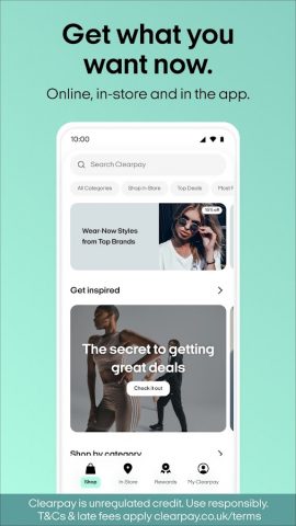 Clearpay — Buy Now, Pay Later для Android — скриншот 2