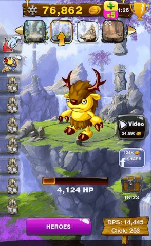 Clicker Wars для Android — скриншот 2