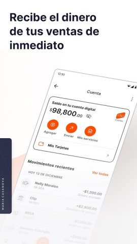Clip: Acepta pagos con tarjeta для Android — скриншот 2