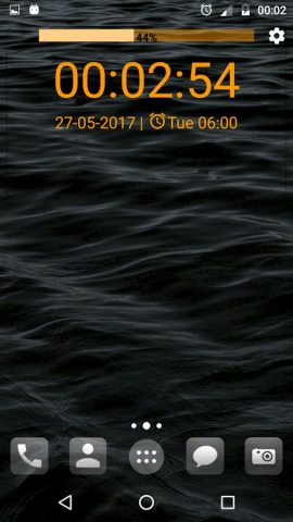 Clock Widget для Android — скриншот 1