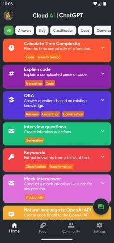 Cloud AI: ChatBot, Q&A, Assist для Android — скриншот 3