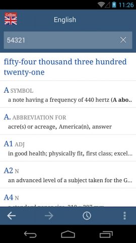 Collins English Dictionary для Android — скриншот 3