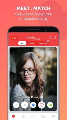 Colombian Dating: Meet & Match для Android — скриншот 1