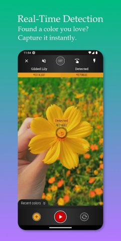 Color Detector — Live Cam Scan для Android — скриншот 1