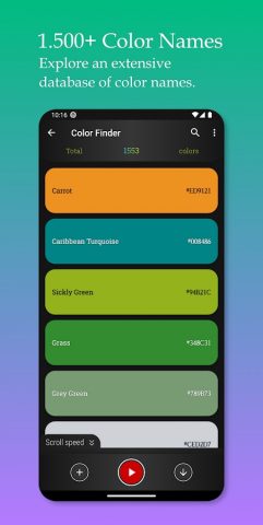 Color Detector — Live Cam Scan для Android — скриншот 4