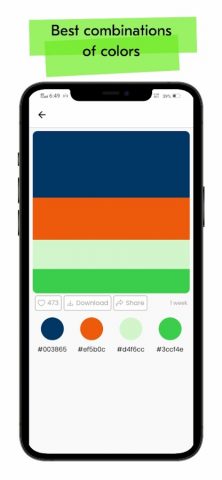 Color Hunt — Color Palettes для Android — скриншот 2