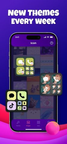 Color Widgets: Icon Themes для Android — скриншот 5