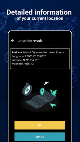 Compass: Direction Compass для Android — скриншот 5