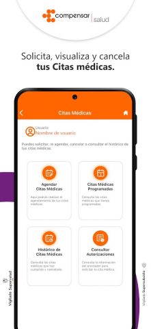 Compensar Salud для Android — скриншот 3