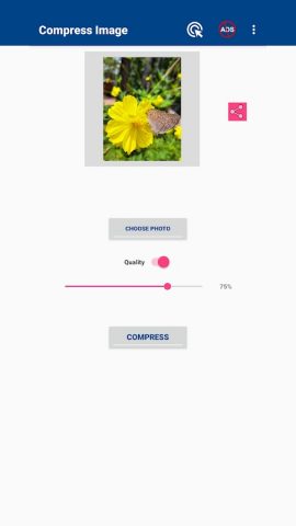 Compress Image Size In kb & mb для Android — скриншот 5