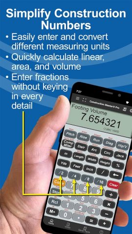 Construction Master Pro Calc для Android — скриншот 5