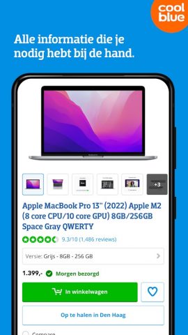 Coolblue для Android — скриншот 1