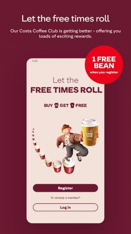 Costa Coffee Club для Android — скриншот 1
