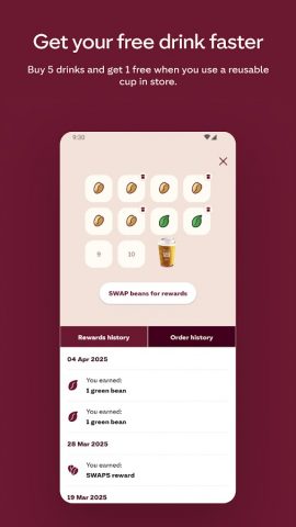 Costa Coffee Club для Android — скриншот 3