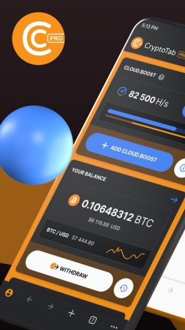 CryptoTab Browser Pro Level для Android — скриншот 1