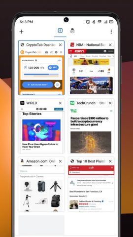 CryptoTab Browser Pro Level для Android — скриншот 3