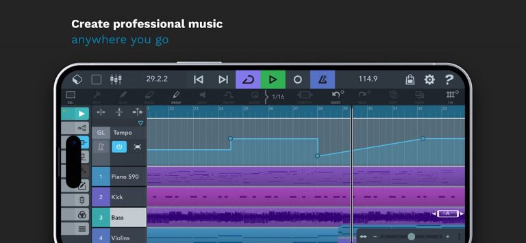 Cubasis 3 — DAW & Music Studio для Android — скриншот 1