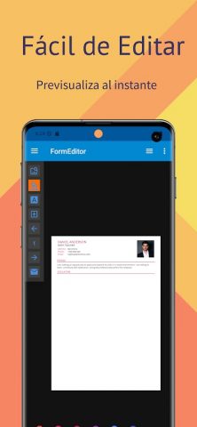 Currículum Vitae PDF для Android — скриншот 3
