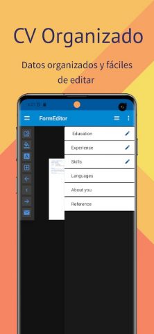 Currículum Vitae PDF для Android — скриншот 4