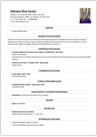 Curriculum Profissional для Android — скриншот 5