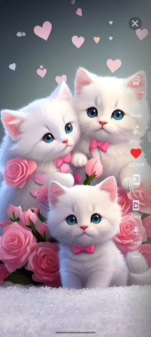 Cute Cat Wallpaper HD для Android — скриншот 1