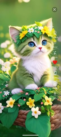 Cute Cat Wallpaper HD для Android — скриншот 5