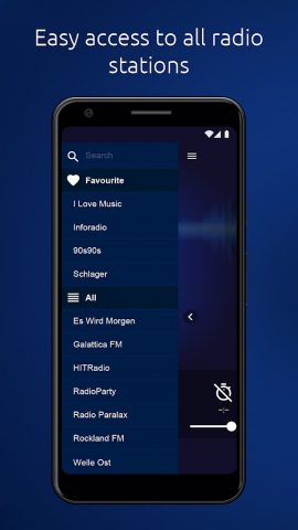 DE Radio — German Radios для Android — скриншот 3