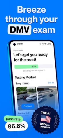 DMV Permit Practice Test Genie для Android — скриншот 1
