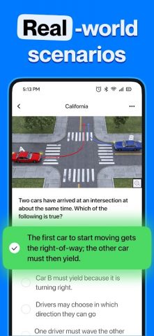 DMV Permit Practice Test Genie для Android — скриншот 2