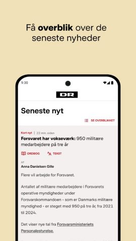 DR Nyheder для Android — скриншот 3