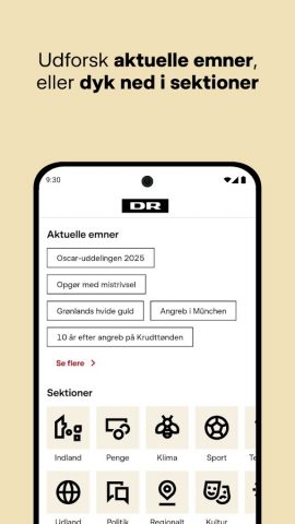 DR Nyheder для Android — скриншот 5
