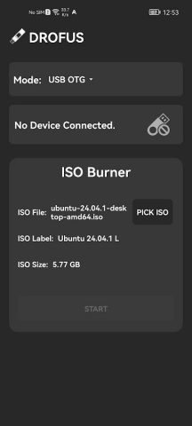 DROFUS — ISO 2 USB для Android — скриншот 1