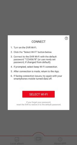 DVR Connect Play для Android — скриншот 1