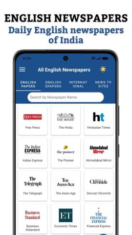 Daily ePaper — English News для Android — скриншот 1