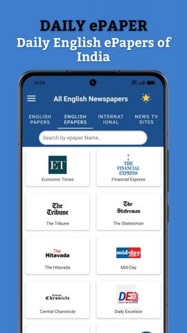 Daily ePaper — English News для Android — скриншот 2