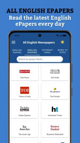 Daily ePaper — English News для Android — скриншот 4