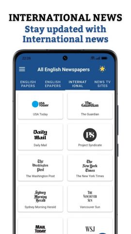 Daily ePaper — English News для Android — скриншот 5