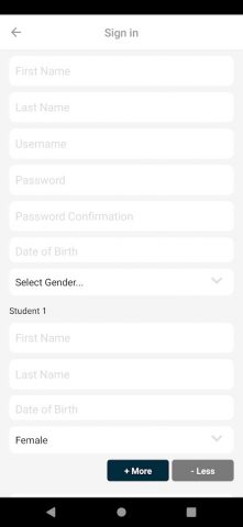 Dance Studio Manager для Android — скриншот 3