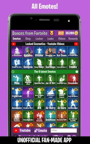 Dances from Fortnite для Android — скриншот 1