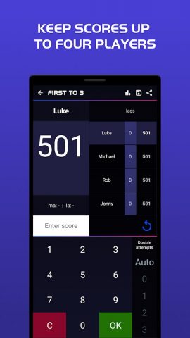 Darts Scoreboard для Android — скриншот 4