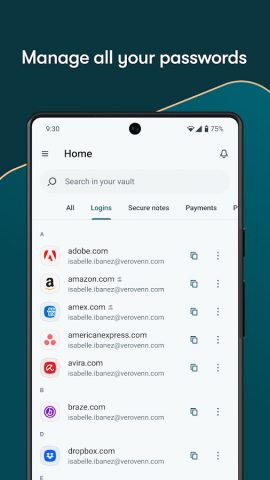 Dashlane Password Manager — скриншот 5