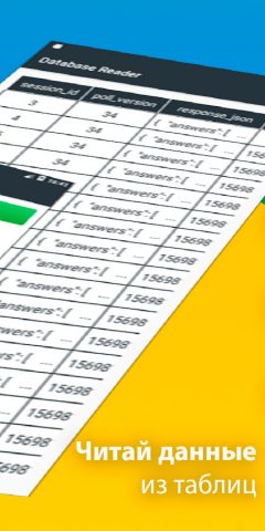 Database reader для Android — скриншот 2